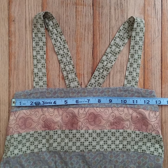 Festival Boho Patchwork Mini Dress Handmade - Picture 9 of 15